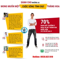 Cravimax-Pro hỗ trợ điều trị xuất tinh sớm nhanh chóng