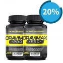Giảm 20% cho combo 2 lọ viên uống hỗ trợ điều trị xuất tinh sớm Cravimax-Pro