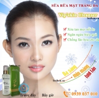 Sữa rửa mặt trắng da Vip'skin Cleanser