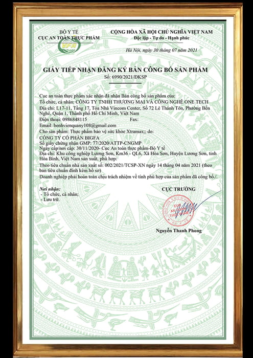 chứng nhận viên sủi xtramax