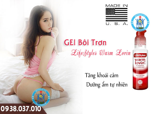 Gel bôi trơn tăng khoái cảm LifeStyles Warm Lovin