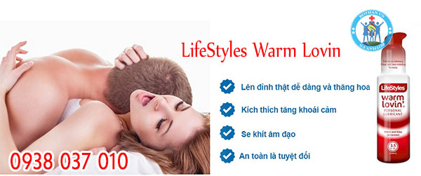 Gel bôi trơn tăng khoái cảm LifeStyles Warm Lovin