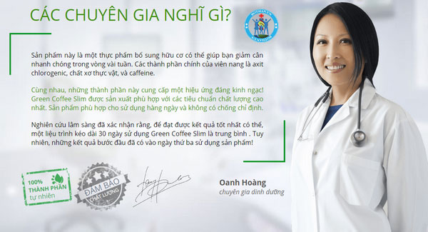 Viên uống GREEN COFFEE SLIM hỗ trợ giúp giảm cân cho nữ