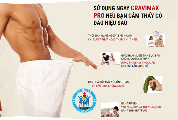 Công dụng của Cravimax Pro như thế nào