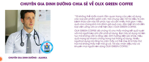 Viên uống hỗ trợ giảm cân Green Coffee Olix 60 viên