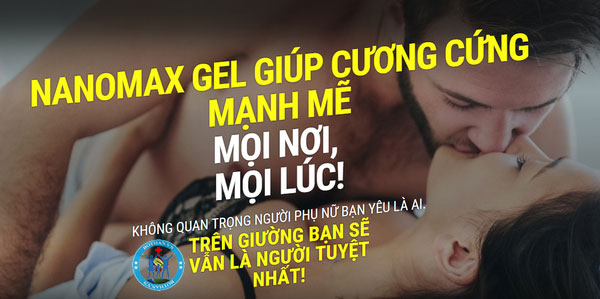 Nanomax Gel tăng kích thước dương vật nhanh chóng