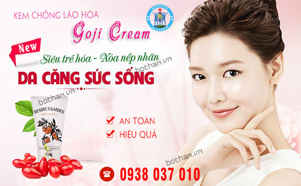 Kem chống lão hóa da cho nữ Goji Cream