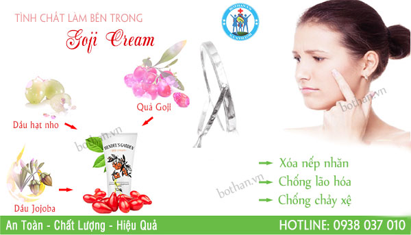Kem chống lão hóa da cho nữ Goji Cream