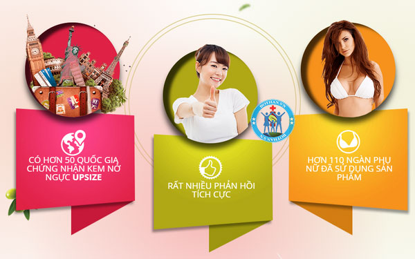  Sản phẩm kem bôi hỗ trợ giúp nở ngực Upsize Pro Breast Dream