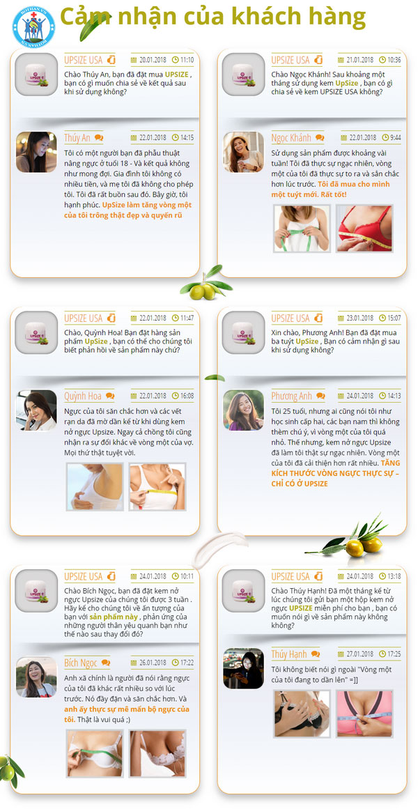 Sản phẩm kem bôi hỗ trợ giúp nở ngực Upsize Pro Breast Dream