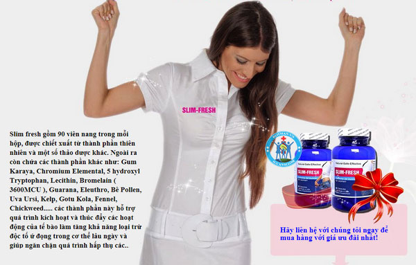 Viên uống giảm cân Slim Fresh For Women