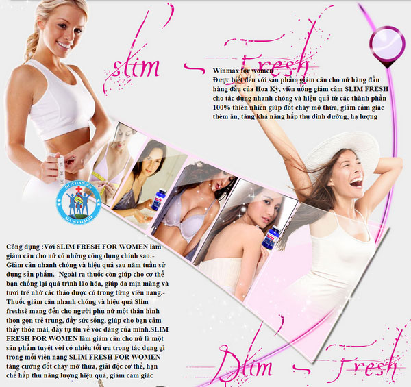 Viên uống giảm cân Slim Fresh For Women