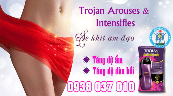 Gel bôi tăng khoái cảm Trojan Arouses & Intensifies