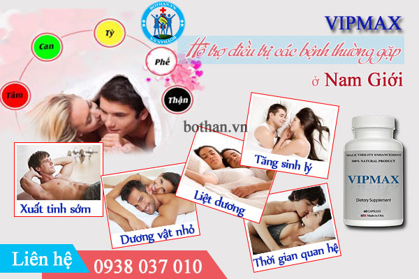 Viên uống hỗ trợ trị xuất tinh sớm VIPMAX-PILLS-USA