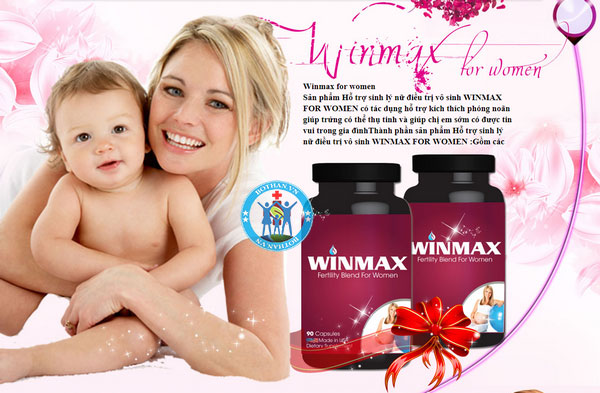 Viên uống hỗ trợ điều trị vô sinh nữ Winmax For Women