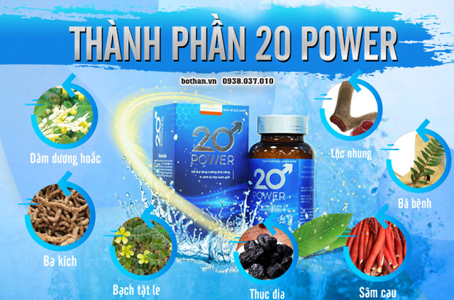 Thành phần của 20 POWER