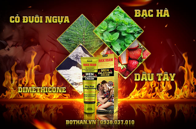 Thành phần của Maxman Cream