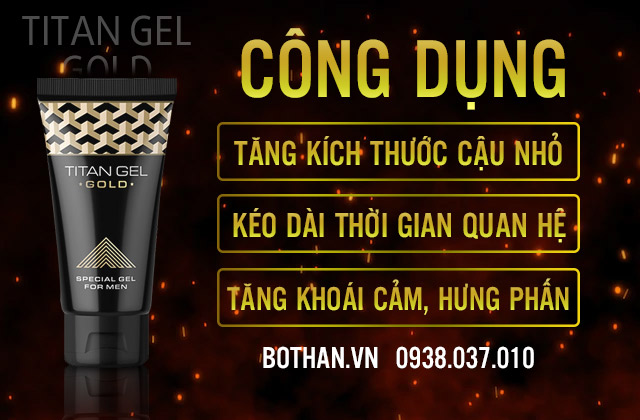 Công dụng của Titan Gel Gold