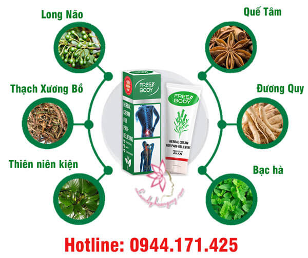 thành phần thuốc xương khớp Free Body