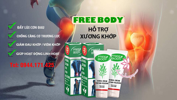 công dụngThuốc xương khớp Free Body