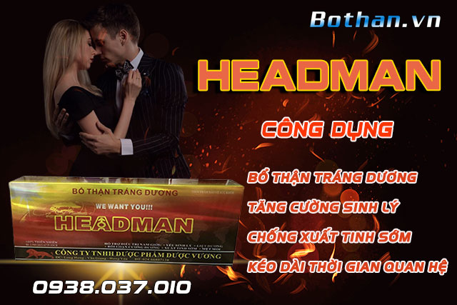 công dụng headman