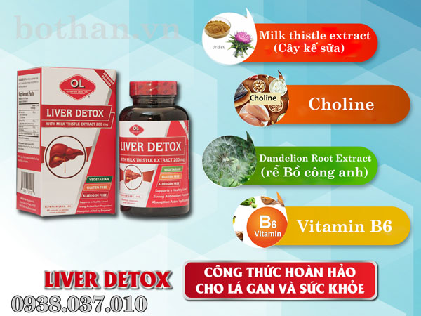 thành phần liver detox