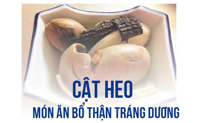 Bổ sung cật heo món ăn tráng dương bổ thận