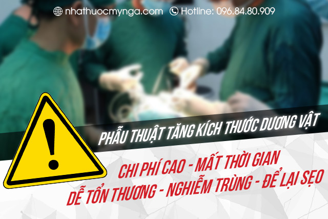 phẫu thuật tăng kích thước cậu nhỏ có an toàn không
