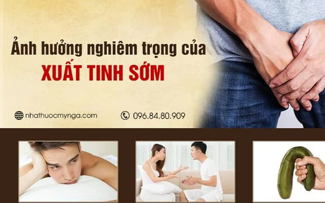 Ảnh hưởng khi bị xuất tinh sớm là gì?