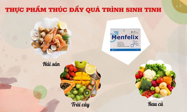 Bổ sung đầy đủ dưỡng chất để thúc đẩy quá trình sản xuất tinh trùng
