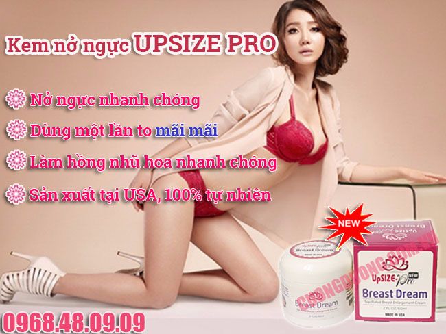 kem nở ngực UPSIZE mua ở đâu