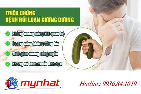 biểu hiện rối loạn cương dương ở người trẻ